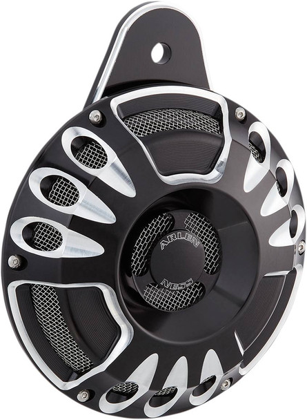 Arlen Ness - 70-200 - Custom Horn - Deep/Cut - Black