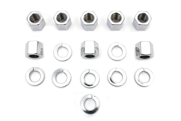Colony - Stock Cylinder Base Nuts and Washers - '57-'85 XL