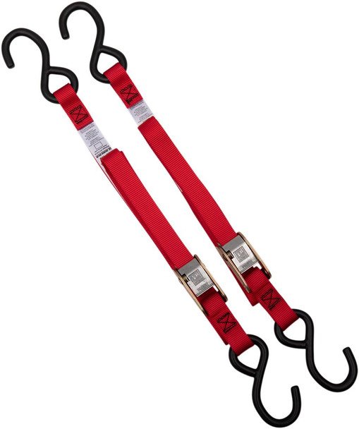 Ancra - 40888-10 - Standard Tie-Downs - 1" x 5-1/2' - Red