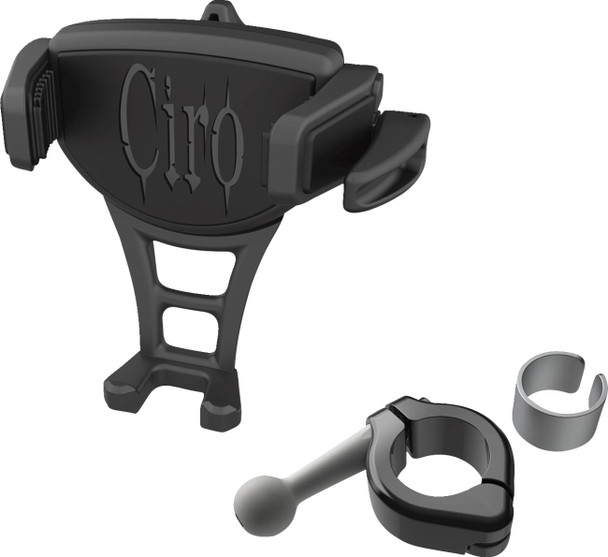 Ciro - 50353 - Phone Holder - Constrictor - Black - Black 7/8" | 1" Handlebar Mount Ciro - 50353 - Phone Holder - Constrictor - Black - Black 7/8" | 1" Handlebar Mount
