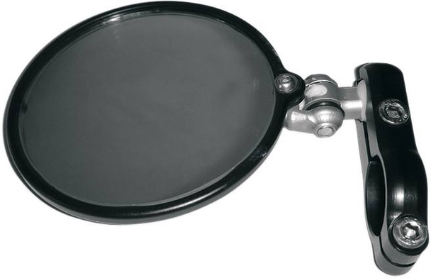 Crg - HSLS-200-L - Mirror - Hindsight LS - Side View - Round - Black - Left - Each