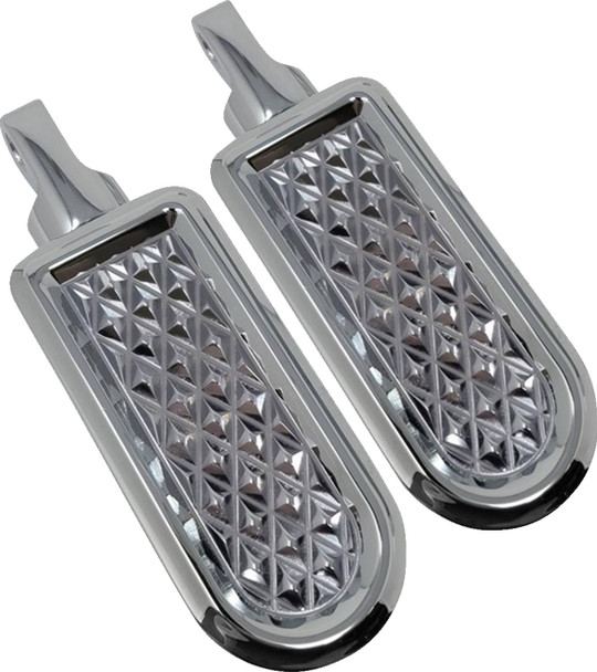 Covingtons - C3043-C - Footpegs - Diamondback - Chrome