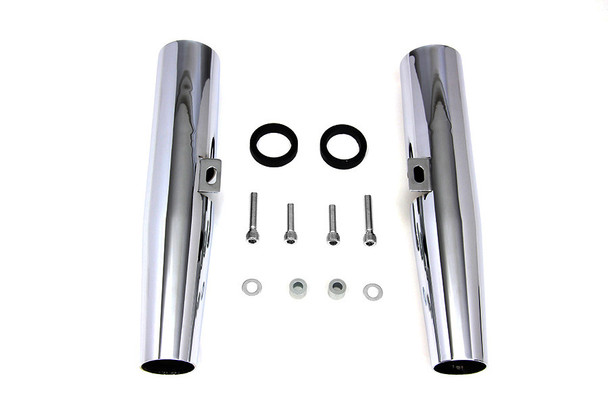 V-Twin Mfg - 39MM Chrome Fork Shroud Set fits '04-Up XL Models