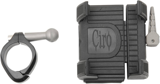 Ciro - 50315 - Phone Holder - 1-1/4" Handlebar Mount - Black