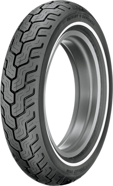 Dunlop - 45006751 - Tire - D402 - Rear - MU85B16 - Narrow Whitewall - 77H