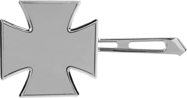Emgo - 20-34862A - Mirror - Side View - Maltese Cross - Split Stem - Left - Bolt-On - Each