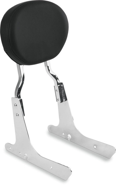 Drag Specialties Seats - Smooth Oval Sissy Bar Pad - Black