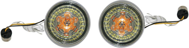 Custom Dynamics - PB-BB-AW-1156CS - Bullet Turn Signal - 1156 - Chrome - Smoke Lens