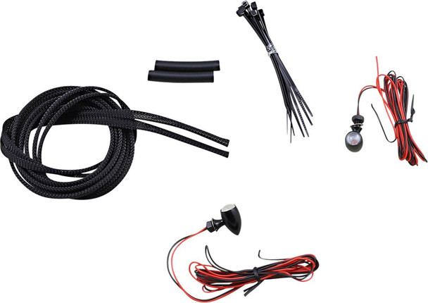 Custom Dynamics - CD-MICRO-R-B - Micro Turn Signals - Red -Black