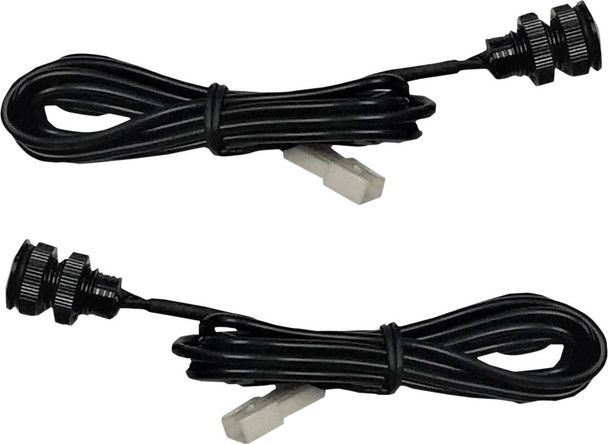 Custom Dynamics - CD-BOLT-R2-B - LED Lights - Red - Black