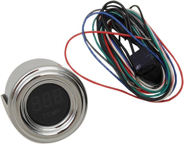 Dakota Digital - MCL-4073R - 1-7/8" MPH 4000 Series Oil Temperature Gauge - Red Display