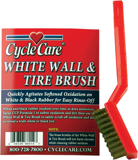 Cycle Care Formulas - 88014 - Whitewall Tire Brush