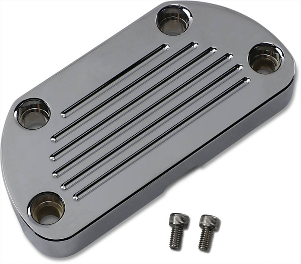 Dakota Digital - BKT-5002 - Chrome Flat 1" Handlebar Clamp Mount - For Pullback Risers