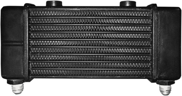 Jagg Oil Coolers - 3140 - Universal Oil Cooler - 10-Row - Gloss Black