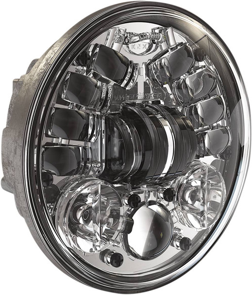 J.W. Speaker - 0555101 - Adaptive 2 LED Headlight - 5-3/4" - Chrome