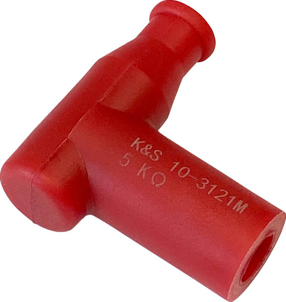 K&S Technologies - 10-3121M - Spark Plug Cover - Resistor - 14 mm - Red