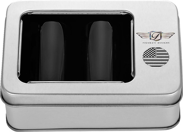 Figurati Designs - FD26-DC-2545-BK - Docking Covers - American Flag - Long - Contrast Cut - Black