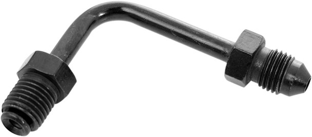 Goodridge - P690-03ZBK - Tube Adapter - 90° - Short - Black Goodridge - P690-03ZBK - Tube Adapter - 90° - Short - Black