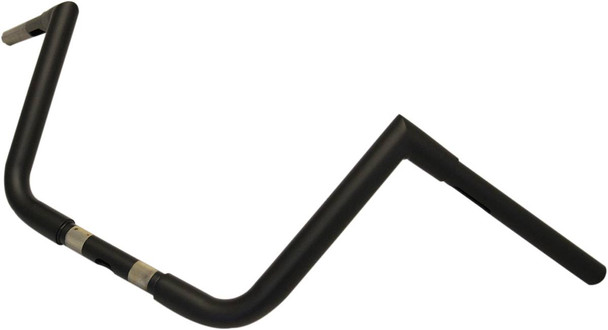 La Choppers - LA-7360-10M - 1-1/4" Twin Peaks Big Twin Handlebar - 10" - Flat Black