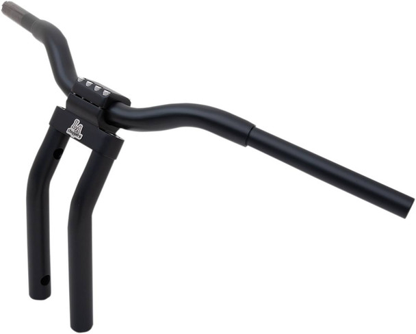 La Choppers - LA-7336-10M - Kage Fighter-T Pullback Handlebar - Pullback - 13" - Matte Black