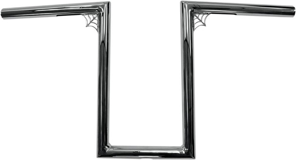 La Choppers - LA-7380-W12 - 1" Old School Handlebar - Web Z - 12" - Chrome