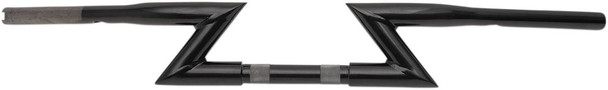 La Choppers - LA-7310-00B - 1-1/4" Z-Bar Style Handlebar - Outlaw - 1-1/4" - Black