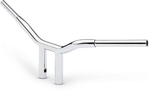La Choppers - LA-7337-08 - Kage Fighter Welded Straight-Riser Handlebar - One Piece - 8" - Chrome