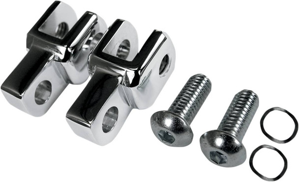 La Choppers - LA-7202-00 - Footpeg Relocator - Chrome