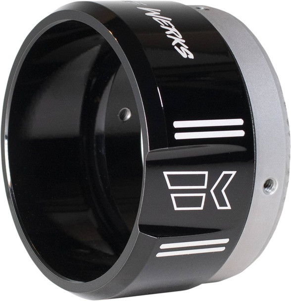 Khrome Werks - 200659P - 4-1/2" Klassic Tip - Right - Black Powdercoat
