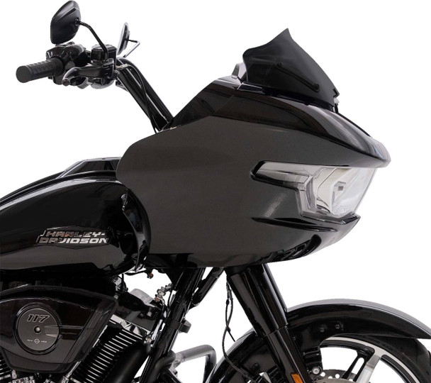 Klock Werks - KWW-01-0708-B - Sport Flare™ Windshield - 8" - Black - FLTR