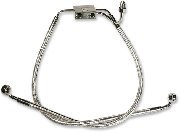 Magnum Shielding - AS37234 - Brake Line - 10 mm-90° - 34" - Sterling Chromite II
