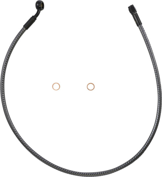 Magnum Shielding - AS77130 - Brake Line - Front - 10 mm - 35° - 30" - KARBONFIBR