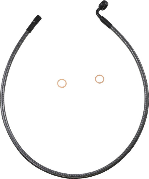 Magnum Shielding - AS778030 - Brake Line - Front - 12 mm - 90° - 30" - KARBONFIBR