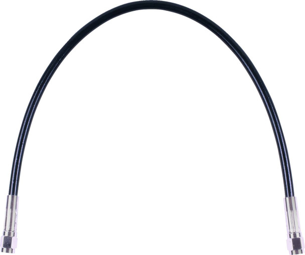 Magnum Shielding - SBC0500-18 - Universal XR Brake Line - 18" - Black w/ Chrome Fittings
