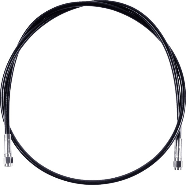 Magnum Shielding - SBC0500-38 - Universal XR Brake Line - 38" - Black w/ Chrome Fittings