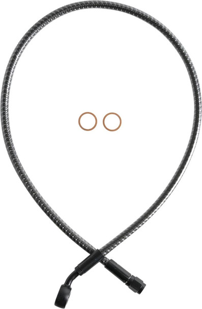 Magnum Shielding - AS778126 - Brake Line - Front - 12 mm - 35° - 26" - KARBONFIBR