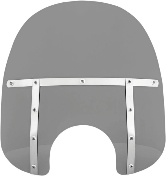 Memphis Shades - MEM32112 - Fats Windshield - 17" - Headlight - Black Smoke