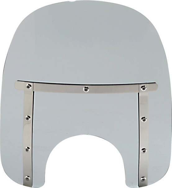 Memphis Shades - MEM41112 - Memphis Slim Windshield - 15" - 7" Headlight Cutout - Black Smoke