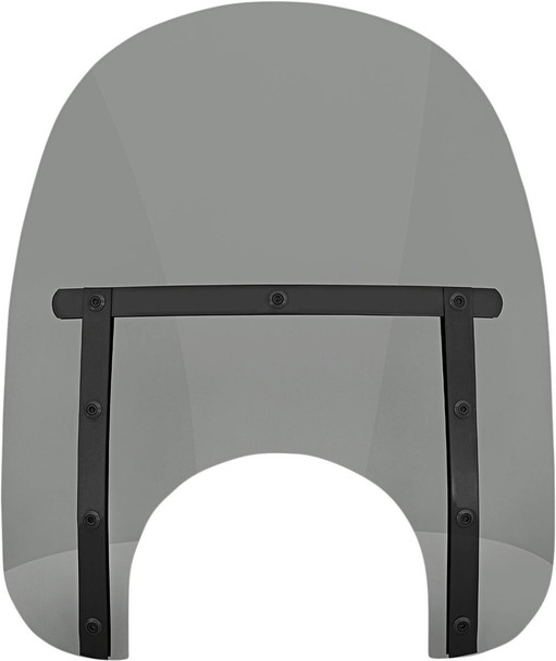 Memphis Shades - MEB41212 - Memphis Slim Windshield - 15" - 9" Headlight Cutout - Night Shades Black Smoke