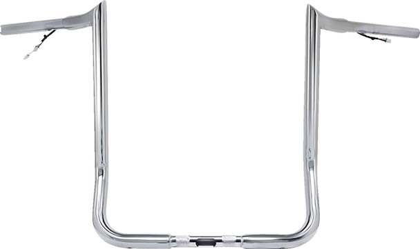 Paul Yaffe Bagger Nation - PYO:MBBPW-14 C - Pre-Wired Handlebar - Monkey Bar - 14" - Chrome