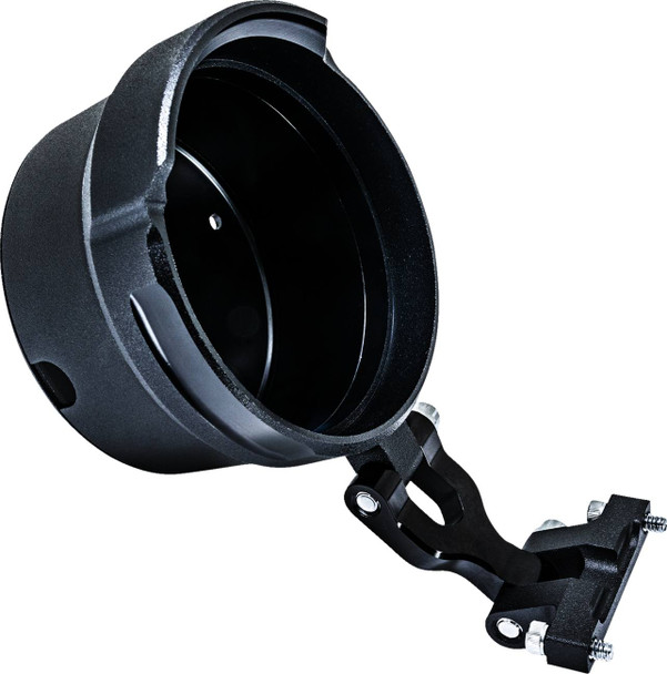 Performance Machine (Pm) - 0208-2192-SMB - Gauge Relocation Kit - Round - Black Ops®