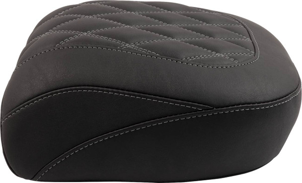 Mustang - 88511GM - Wide Tripper™ Seat - Passenger - Gun Metal Stitching - FLT/FLH '23-'25