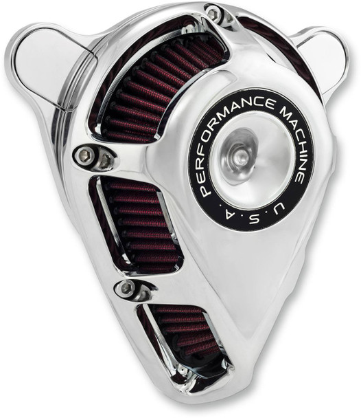 Performance Machine - Chrome Jet Air Cleaner Kit fits '24 Harley M8 Gen 2 FLHX/​FLTRX/​FLTRXSTSE, '23-'24 FLHXSE/​FLTRXSE Models