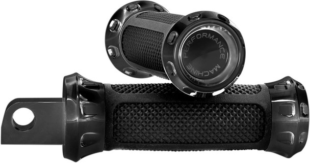 Performance Machine (Pm) - 0035-1158-B - Over Drive Footpeg - Black