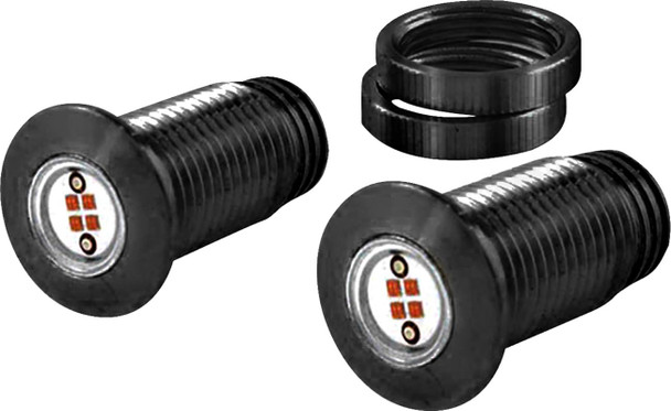 Paul Yaffe Bagger Nation - PYO:BB-LB-B - Lightning Bolts Kit - Run/Brake/Turn - Black