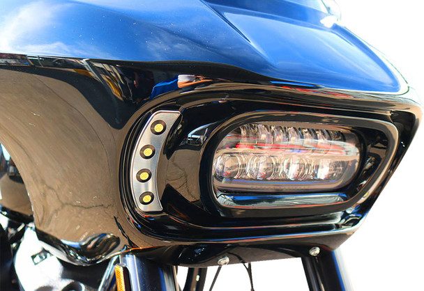 Paul Yaffe Bagger Nation - PYO:QPLK-S - Quad Pod Running Light Kit - Satin