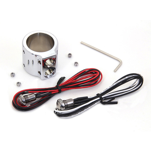 V-Twin - Dual Handlebar Button Switch 1" - Chrome