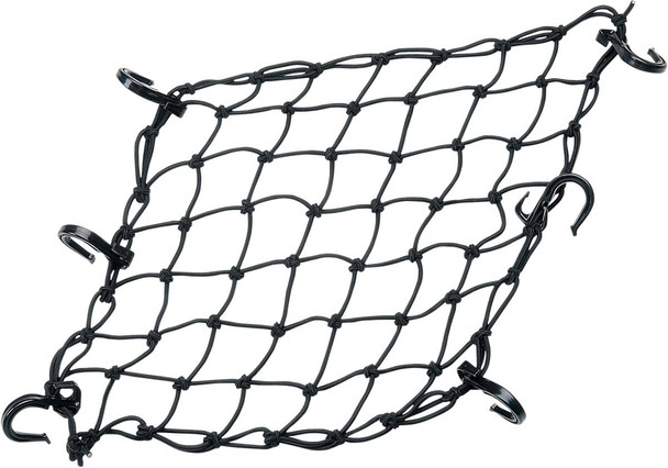 Powertye Mfg. - 50152 - Adjustable Cargo Net - Black