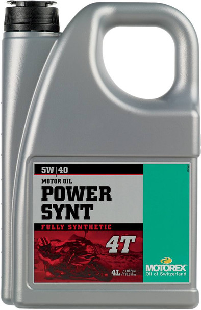Motorex - 305658 - Power Synt 4T Engine Oil - 5W-40 - 4L
