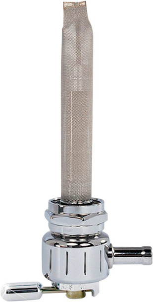 Pingel - 4311-CG - Round Fuel Valve - Grooved Chrome - 22 mm